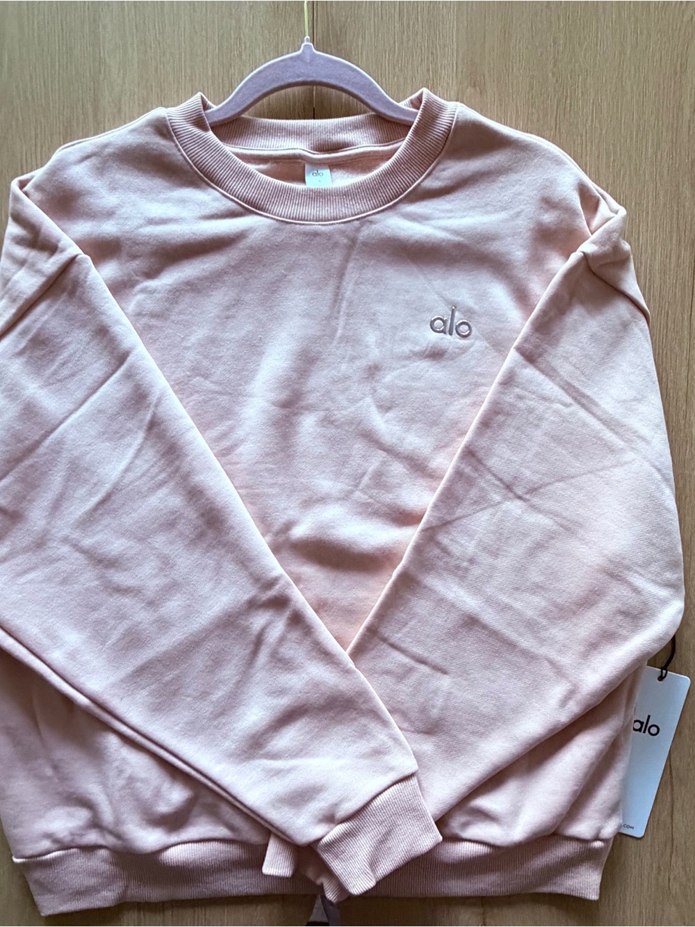 ALO Yoga women Crewneck Sweatshirt - Light Pink